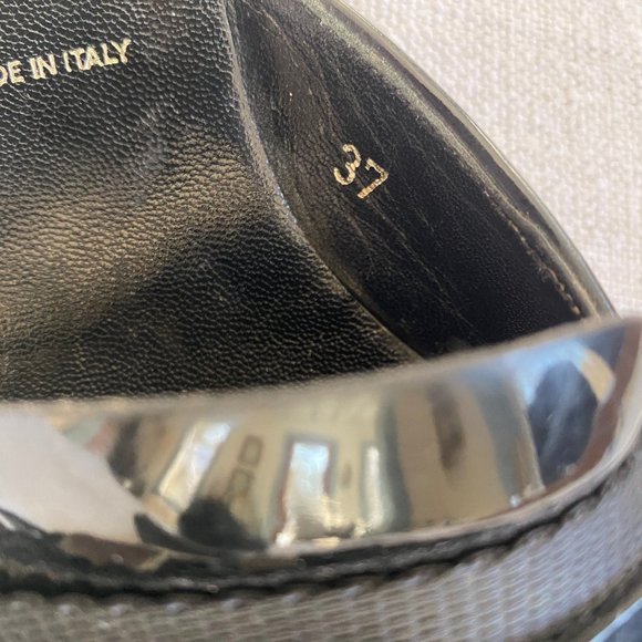 Vintage Prada Patent Leather Mules Nero - Picture 4 of 5